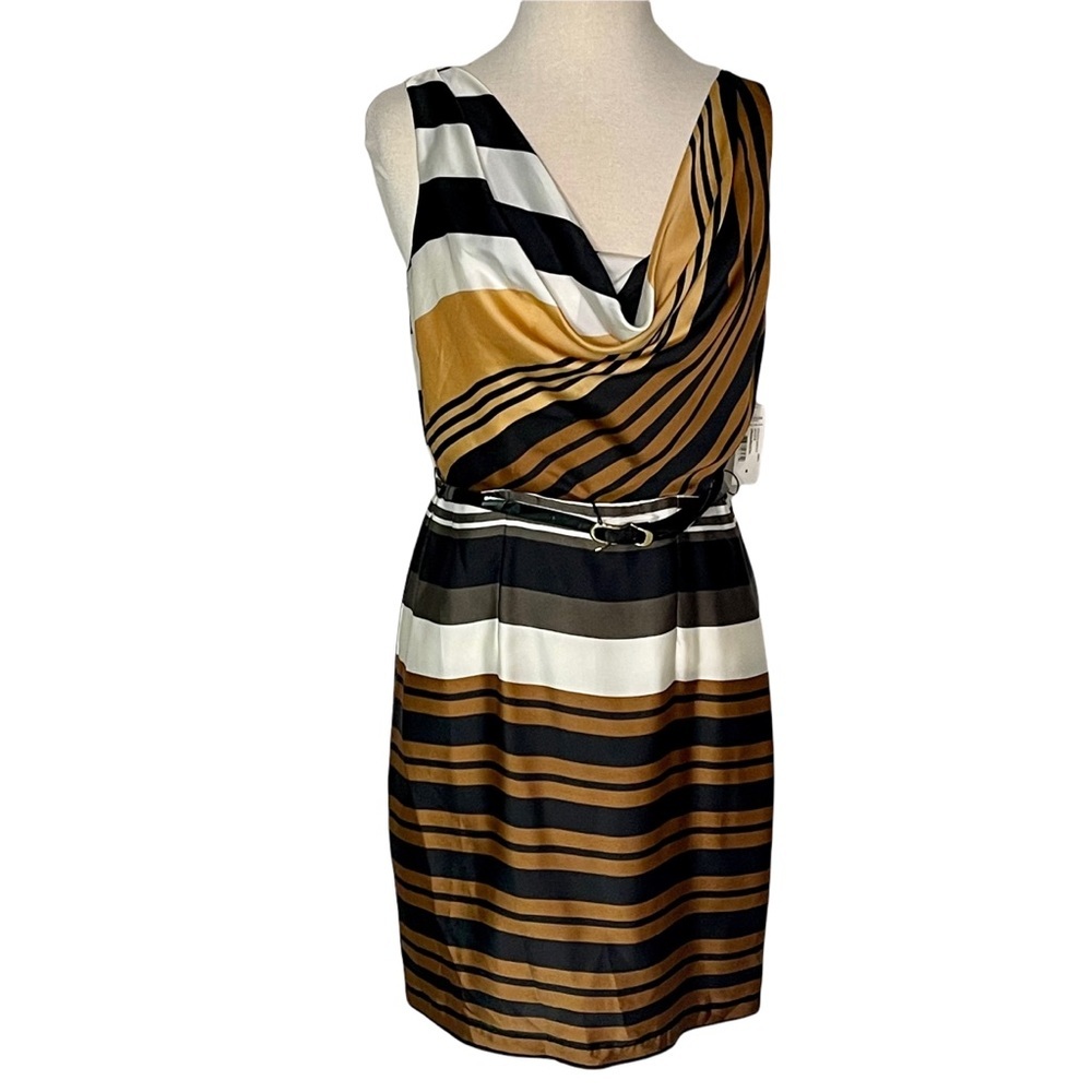 BISOU BISOU Draped Neck Dress
